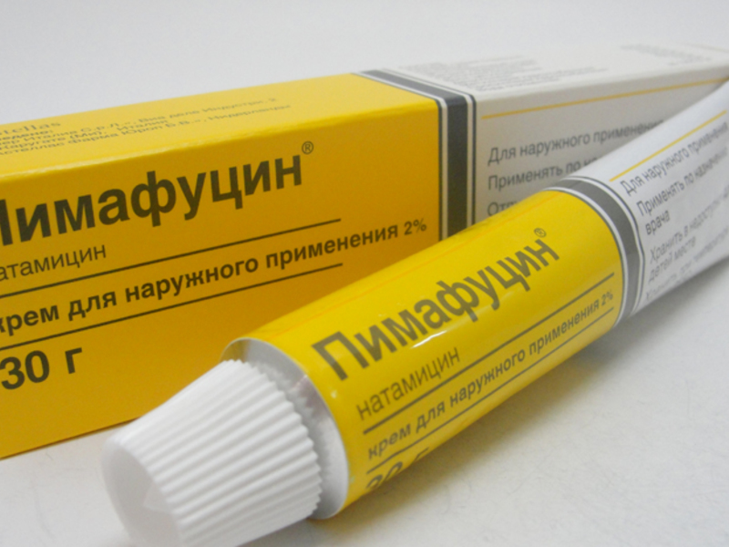 Пимафуцин крем - снимет неприятные симптомы, уничтожит местную инфекцию.