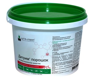 Дитрим порошок - дозировки для животных